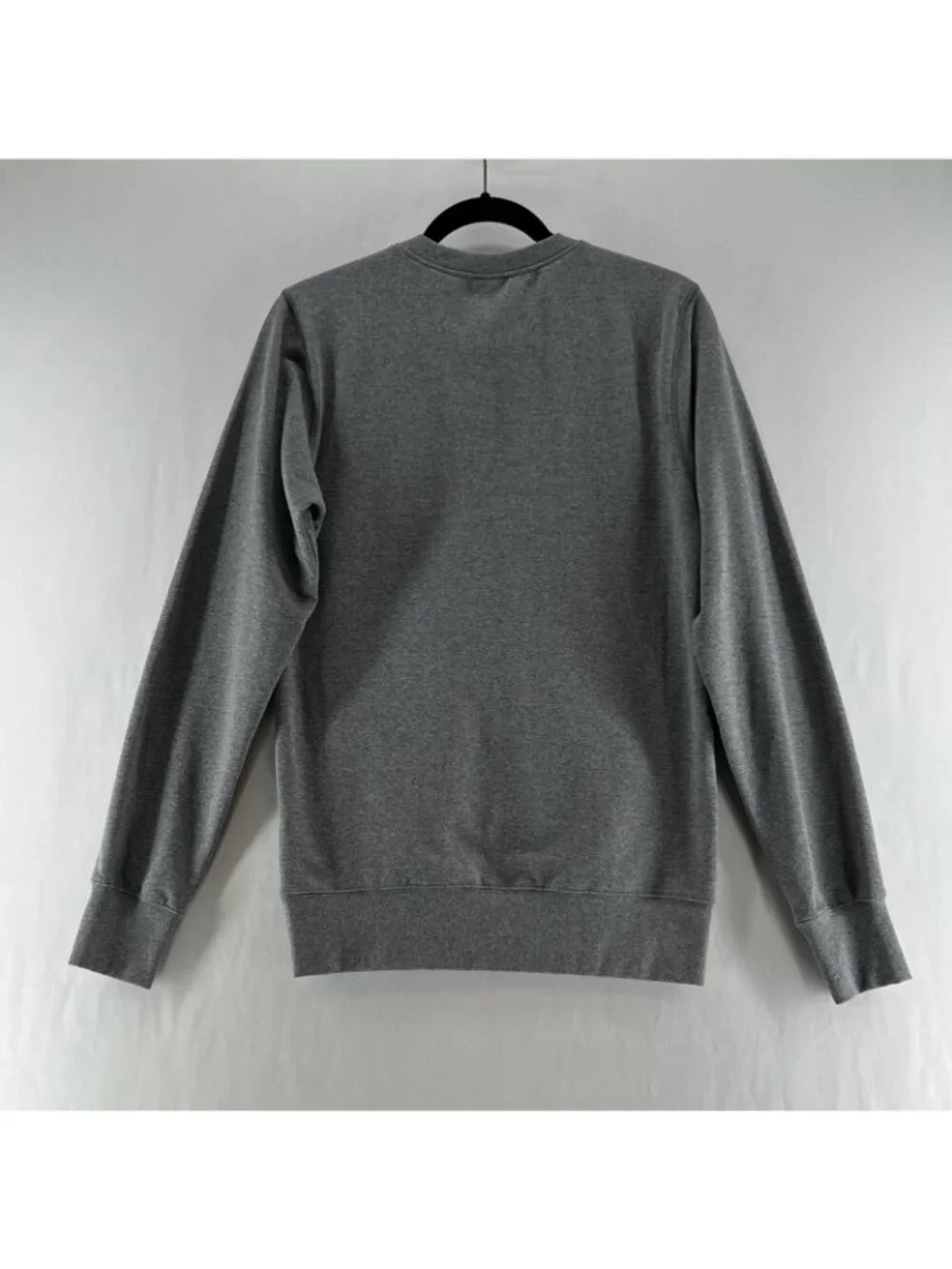 The North Face Heritage Patch Sweatshirt Mens XS Fleece Crew Neck Pullover Gray